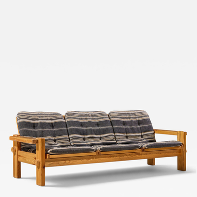 Yngve Ekstr m Yngve Ekstr m for Swedese Dymling Mid Century Swedish Pine Sofa