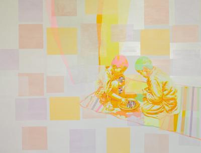 Yoon Kyung Kim Memories of Colors Kids in Composition with Color Planes 3