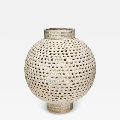 Yoonjee Kwak Contemporary Moon Jar Hand Built Stoneware 2020