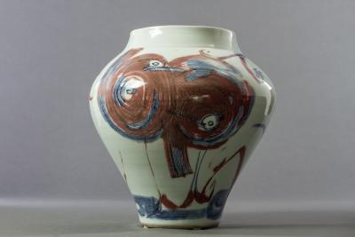 Yoshida Takashi Japanese Glazed Ceramic Vase