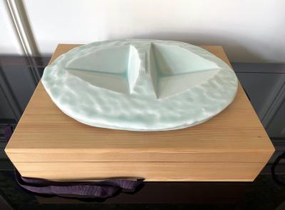 Yoshikawa Masamichi Japanese Contemporary Ceramic Sculptural Slab Yoshikawa Masamichi