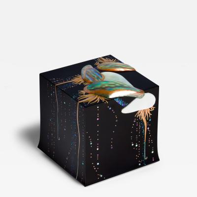 Yoshio Okada Hovering Box with Sprinkled Design of Jellyfish 2020