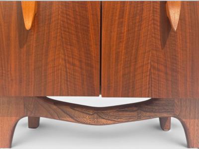 Young Manufacturing Modern Nightstands Walnut USA 1960s