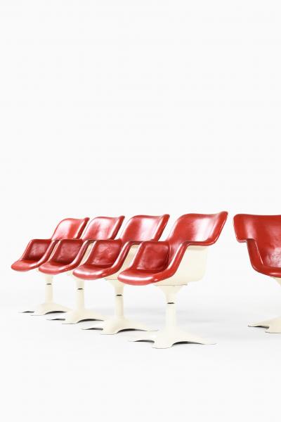 Yrjo Kukkapuro Armchairs Model Junior Produced by Haimi