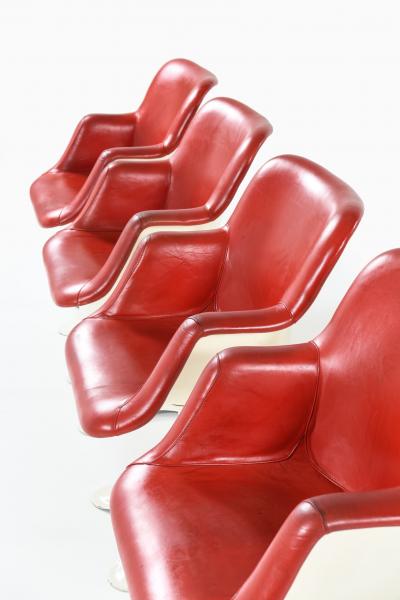 Yrjo Kukkapuro Armchairs Model Junior Produced by Haimi
