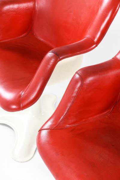 Yrjo Kukkapuro Armchairs Model Junior Produced by Haimi