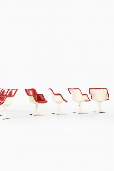 Yrjo Kukkapuro Armchairs Model Junior Produced by Haimi