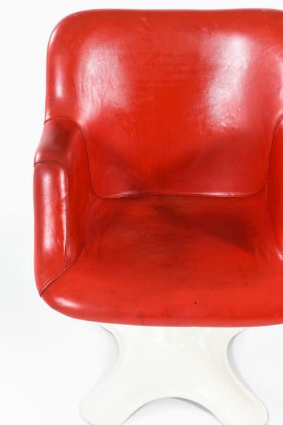 Yrjo Kukkapuro Armchairs Model Junior Produced by Haimi