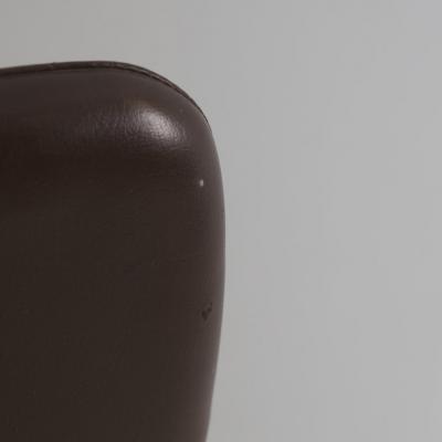 Yrjo Kukkapuro Pair of Brown Yrj Kukkapuro Moderno Bar Stools Finland 1960s