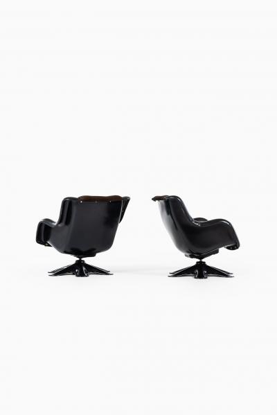 Yrjo Kukkapuro Yrj Kukkapuro Easy Chairs Model 418 Produced by Haimi in Finland