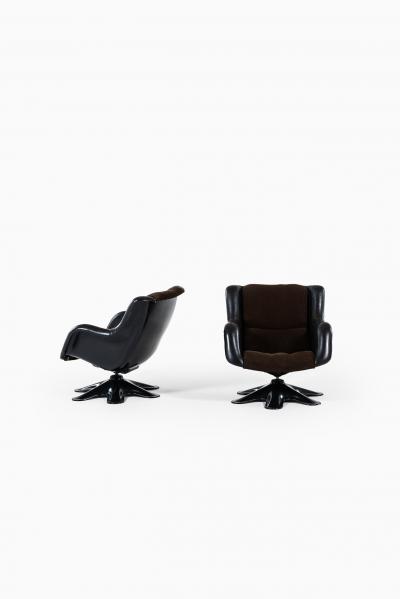 Yrjo Kukkapuro Yrj Kukkapuro Easy Chairs Model 418 Produced by Haimi in Finland
