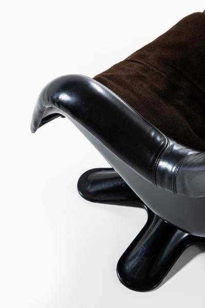 Yrjo Kukkapuro Yrj Kukkapuro Easy Chairs Model 418 Produced by Haimi in Finland