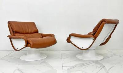 Yrjo Kukkapuro Yrjo Kukkapuro Saturn Lounge Chairs Model B 175 18 1960s Finland