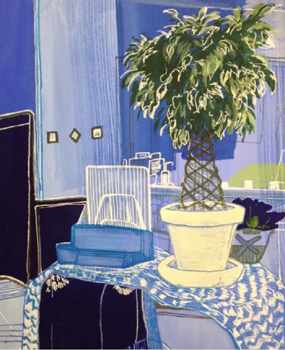 Yuko Kyutoku Blue Cafe