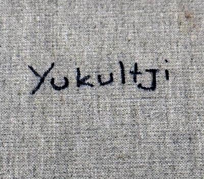 Yukultji Napangati Large Abstract Dreamtime Aboriginal Painting by Yukultji Napangati