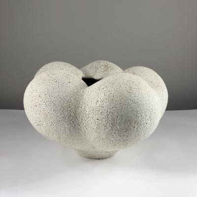 Yumiko Kuga Ceramic Blossom Vase Pottery by Yumiko Kuga