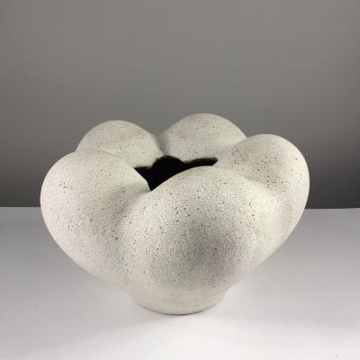 Yumiko Kuga Ceramic Blossom Vase by Yumiko Kuga