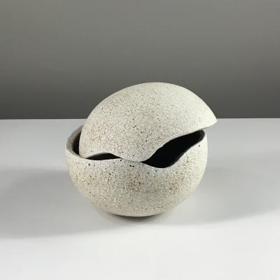 Yumiko Kuga Covered Orb Vessel by Yumiko Kuga