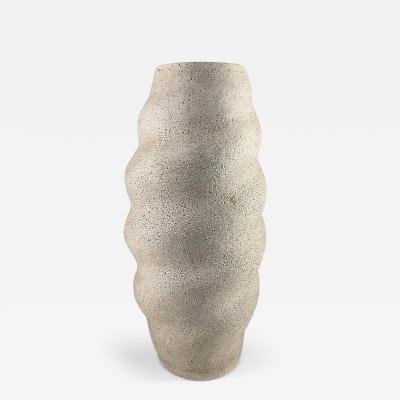 Yumiko Kuga Tall Spiral Lamp Vase by Yumiko Kuga