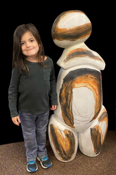 Yuri Zatarain Ceramic Abstract Sculpture Contemporary Mexican Anthropomorphism