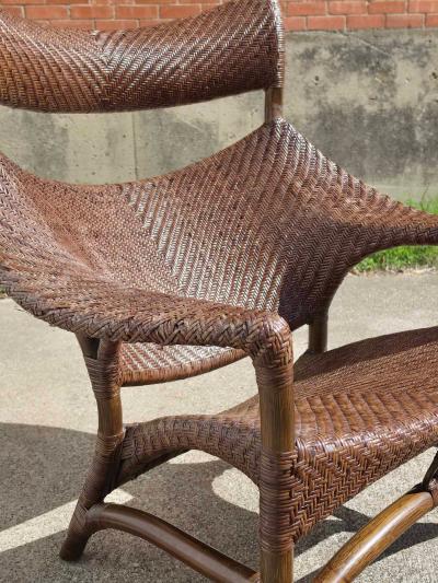 Yuzru Yamakawa Yuzuro Yamakawa Lounge Chair and Ottoman