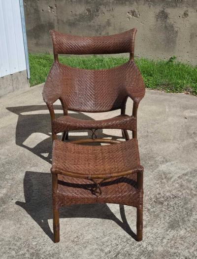 Yuzru Yamakawa Yuzuro Yamakawa Lounge Chair and Ottoman