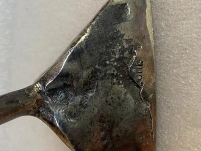Yves Lohe 1970 80 Butterfly In Bronze And Glass Paste Sculpture Signed LOHE