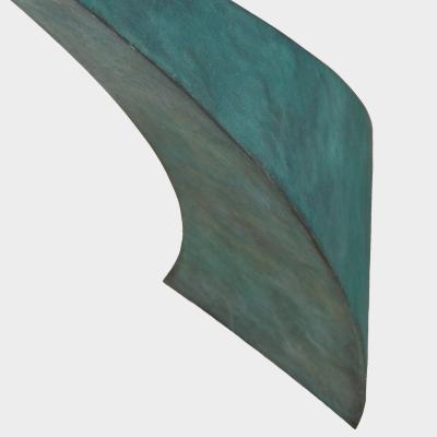 Yves PAGART DANS LE VENT One of a kind floor sculpture with bronze green patina