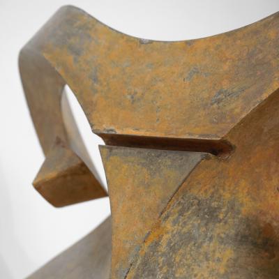 Yves PAGART HERMAPHRODITE One of a kind culbuto zinc sculpture