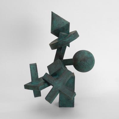 Yves PAGART JUGGLER One of a kind modernist sculpture