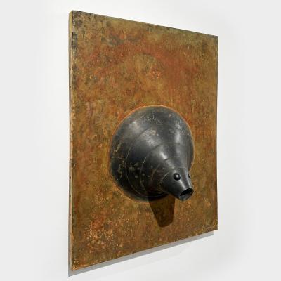 Yves PAGART LE MEROU One of a kind zoomorphic wall sculpture