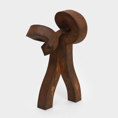 Yves PAGART MINOTAURE One of a kind patinated metal sculpture