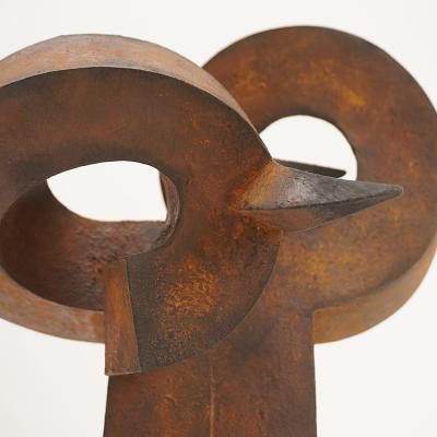 Yves PAGART MINOTAURE One of a kind patinated metal sculpture