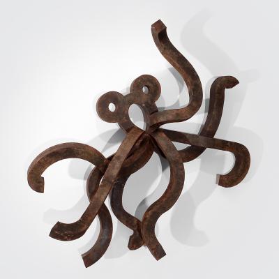Yves PAGART OCTOPUS One of a kind handmade zinc sculpture
