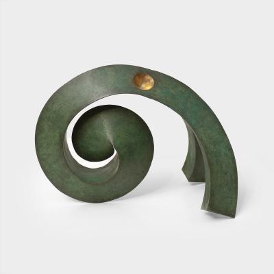 Yves PAGART SHELL THIEF One of a kind handmade zinc sculpture