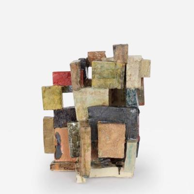 Zachary Weber Zachary Weber contemporary polychrome ceramic sculpture slice study