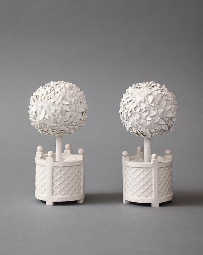 Zachary Zimmerman Pair of Ceramic Topiaries 2023