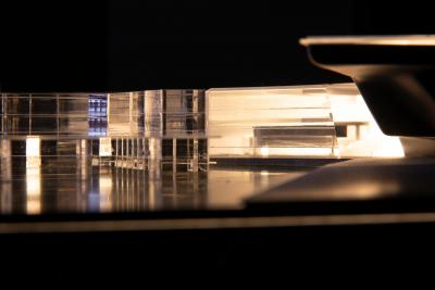 Zaha Hadid Architects Illuminated Acrylic Architectural Model 2003