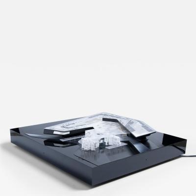 Zaha Hadid Architects Illuminated Acrylic Architectural Model 2003