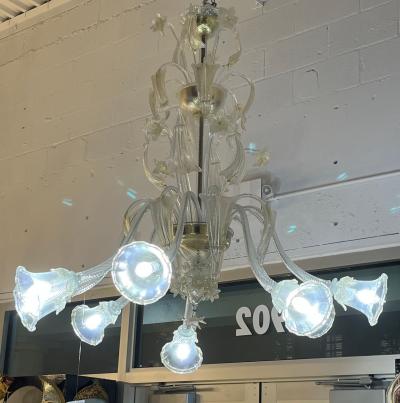 Zanchi Murano Murano Glass Chandelier with 8 Lights