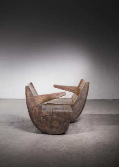 Zanine Caldas Namoradeira two seater chair