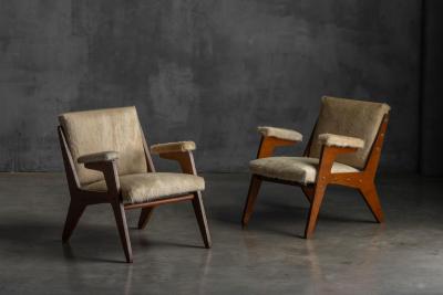 Zanini de Zanine Caldas H Armchairs by Jos Zanine Caldas Brazil 1950s
