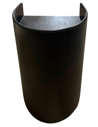 Zanotta Leather Side End Nightstand Table Italy 1980