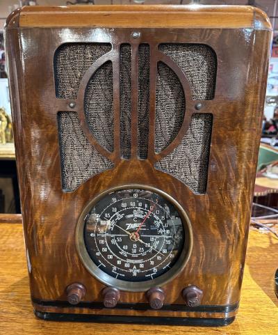 Zenith Model 6 S 229 Tombstone Radio 1938 With Adapter for Bluetooth