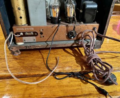 Zenith Model 6 S 229 Tombstone Radio 1938 With Adapter for Bluetooth