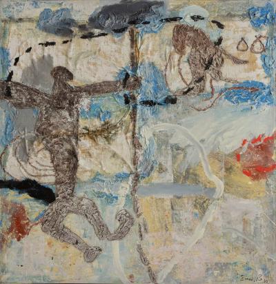 Zhou Brothers Zhou Brothers Moon Dance 1995 Large Mixed Media on Canvas