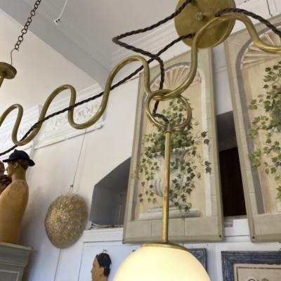 Zig Zag Lamp with 3 Movable Spheres