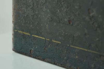 Zimmermann Stuttgart Iron Box in Patinated Metal 1930s