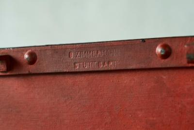 Zimmermann Stuttgart Iron Box in Patinated Metal 1930s