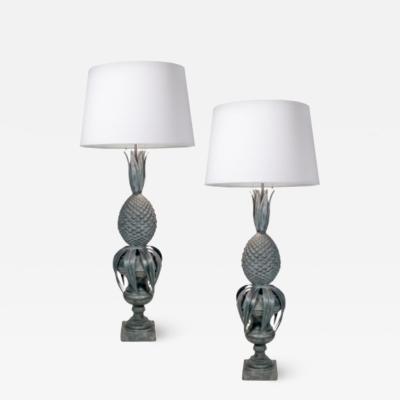 Zinc Pineapple Lamps